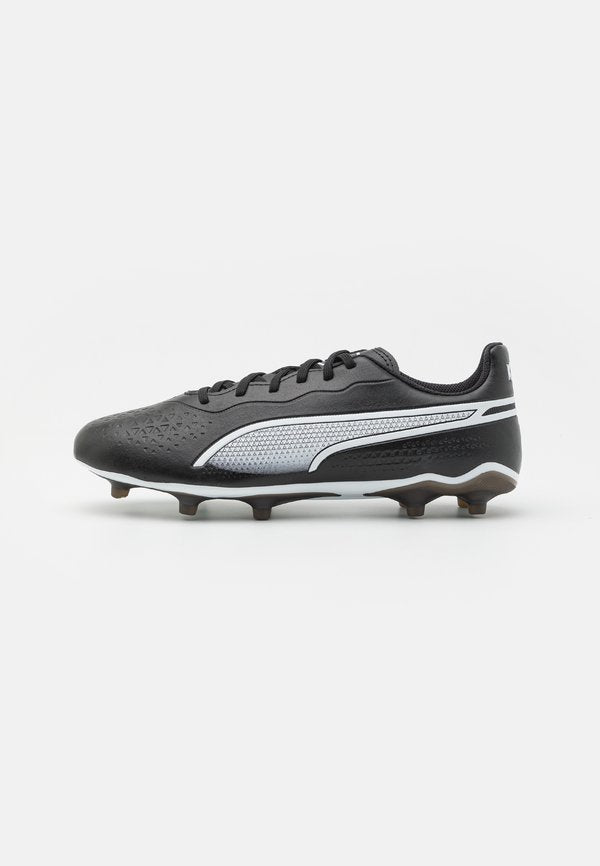 Puma KING MATCH FG/AG - Firm-ground football boots - black/white