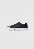 Tommy Hilfiger CONTRAST MIDSOLE DEBOSSED LEATHER TRAINERS - Trainers - black