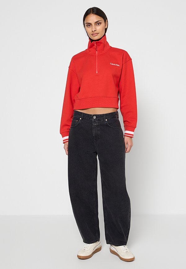 Calvin Klein SPORT ZIP SWEATER WITH GRAPHIC