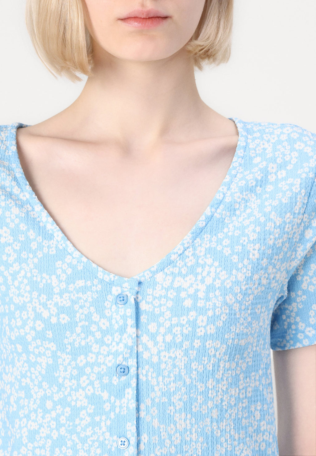 TOM TAILOR DENIM PRINTED BUTTON