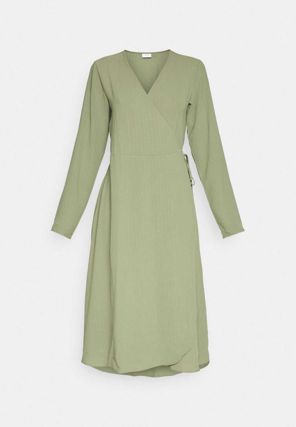 VILA VILOVIE NEW WRAP MIDI DRESS