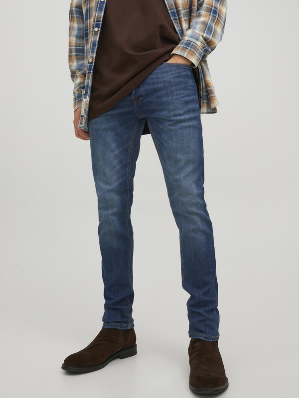 Jack & Jones Slim fit JJIGLENN JJORIGINAL AM 819 NOOS PIW - Relaxed fit jeans - blue denim