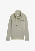 TOM TAILOR MIT STEHKRAGEN - Sweatshirt - prairie grass green