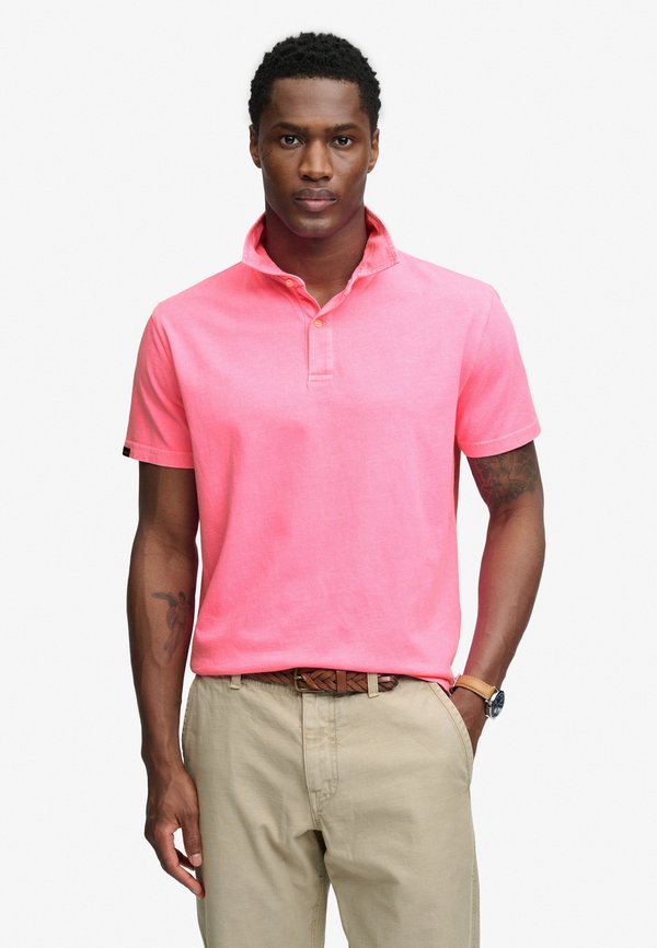 Superdry & Co SUPERDRY ESSENTIAL JERSEY POLO SHIRT.. - Polo shirt - dry fluro pink