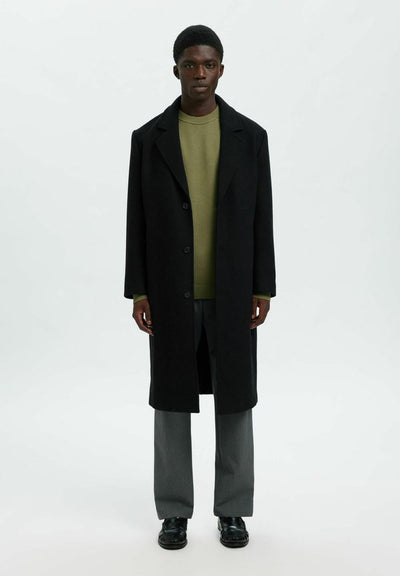 Selected SLHDANE LS KNIT STRUCTURE CREW NECK NOOS