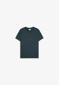 Bershka SHORT SLEEVE - T-SHIRT - Basic T-shirt - dark blue