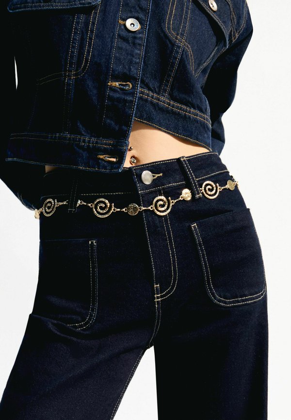 Bershka SPIRAL - Belt - gold coloured