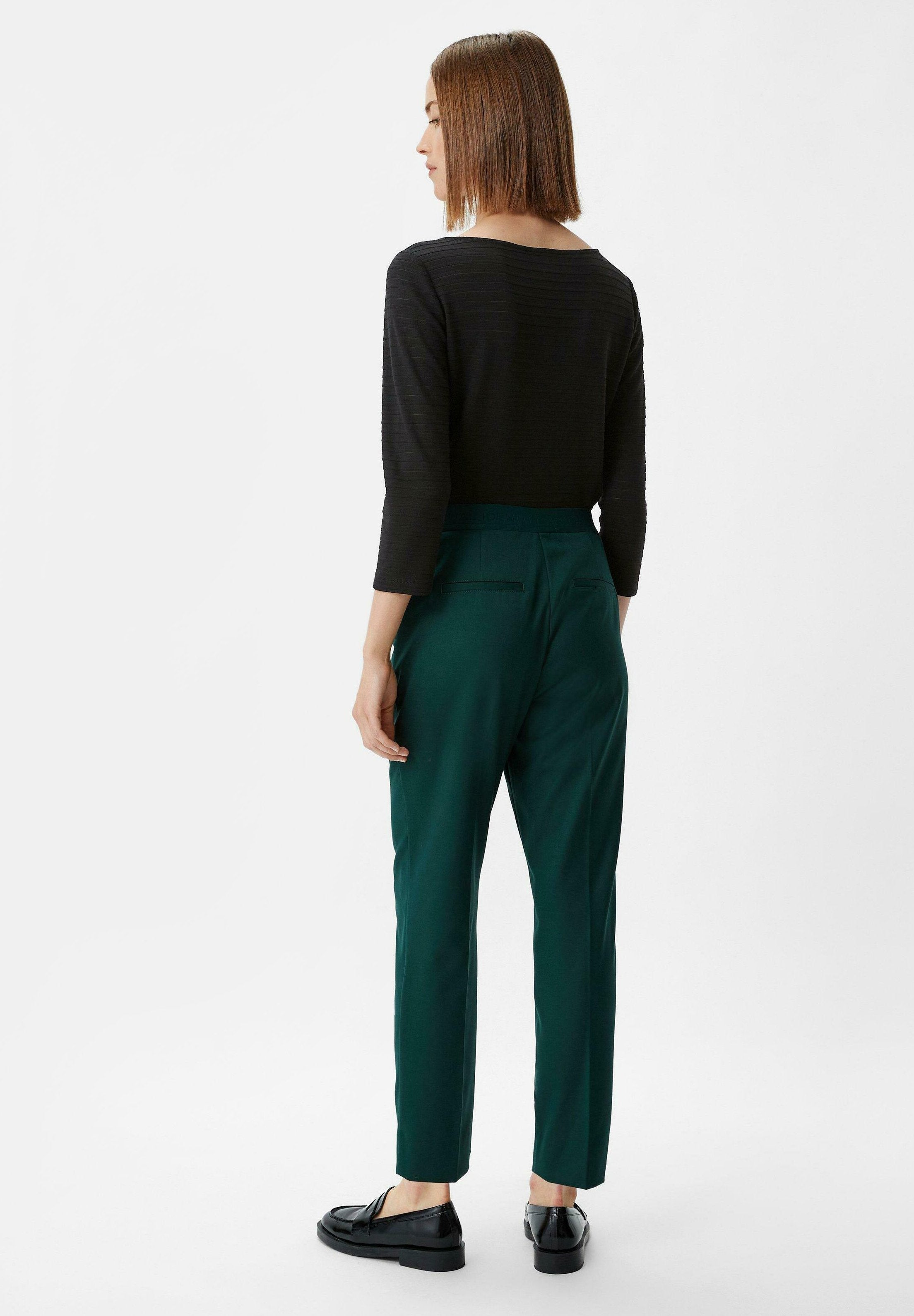 comma casual identity MIT SEMITRANSPARENTEN STREIFEN