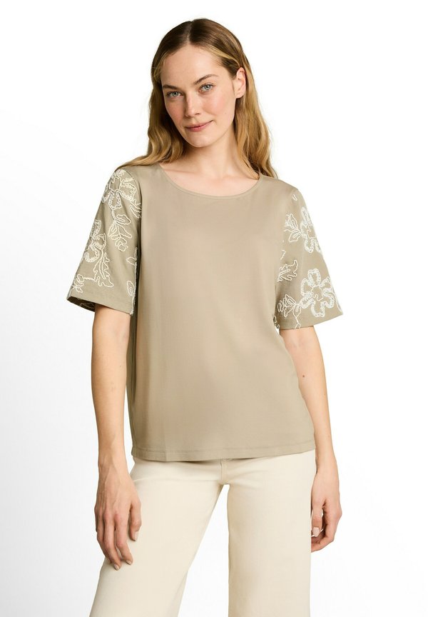 TOM TAILOR Blouse - silver olive