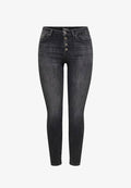 ONLY Skinny fit ONLPOWER Mid waist - Jeans Skinny Fit - washed black