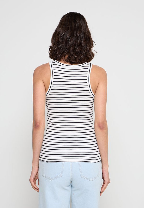 Marc O'Polo DENIM TOP, SLL, RIB, SLIM FIT, YD STRIPES