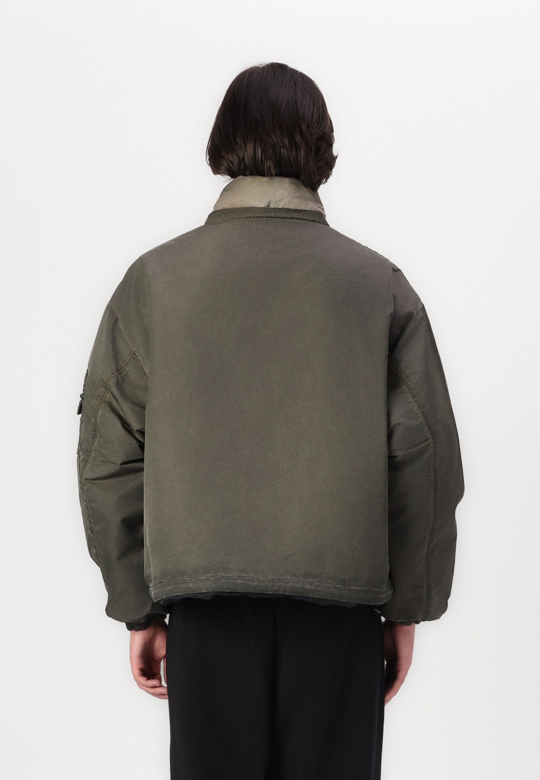 LOW LIGHTS STUDIOS® WASHED MOON PUFFER JACKET UNISEX