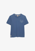 Superdry & Co SUPERDRY LUXE CASUAL RELAXED T-SHIRT.. - Print T-shirt - vintage indigo
