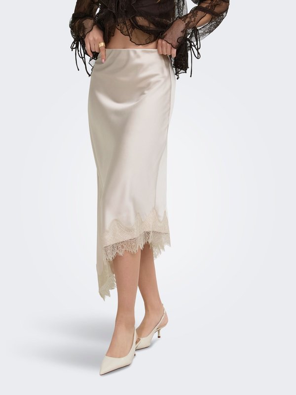 ONLY ONLBELLA Long - A-line skirt - oatmeal