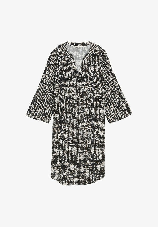 TOM TAILOR Day dress - navy abstract dot design