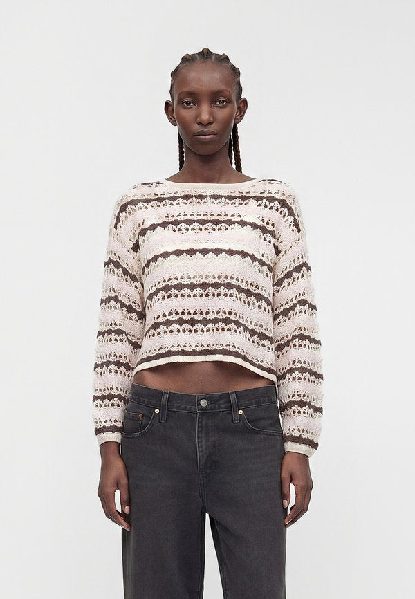 ONLY Jumper - birch/chocolate