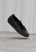 Puma SPEEDCAT BALLET LTHR WNS - Ankle strap ballerina shoes - black