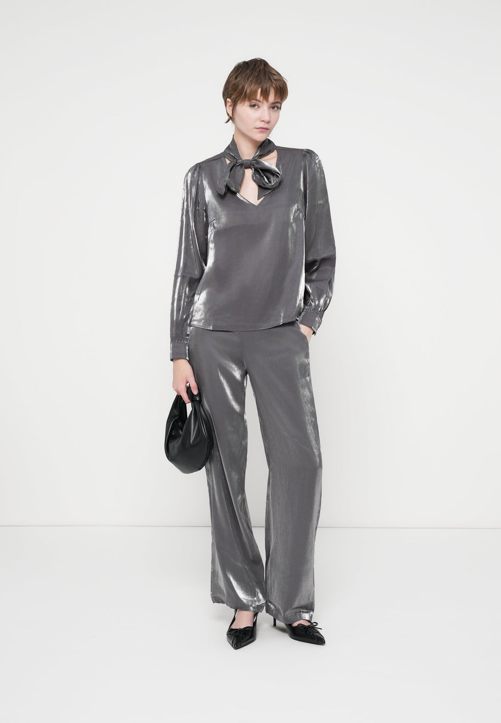 VILA VIESSA SHIMMER WIDE PANT