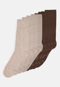 s.Oliver ONLINE UNISEX ESSENTIAL 8P - Socks - nature melange