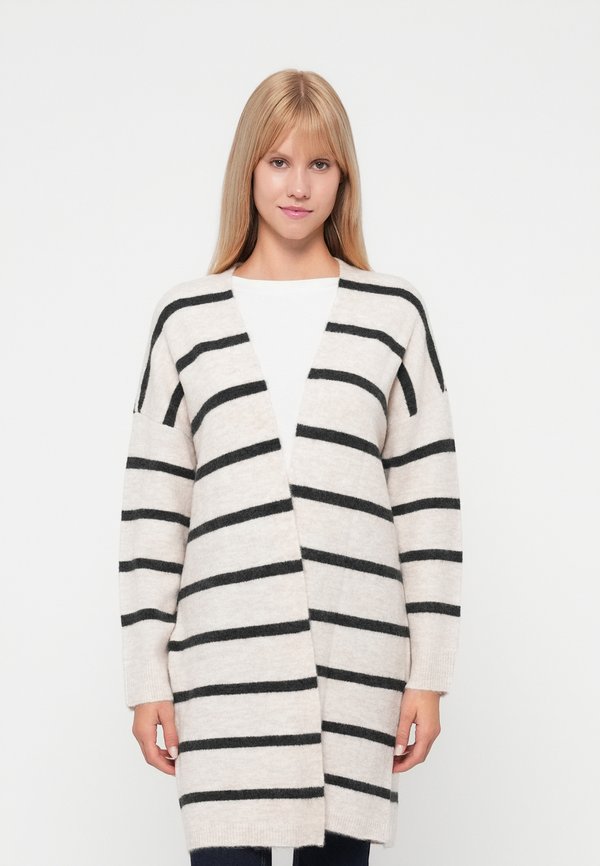 ONLY ONLTALIO OPEN CARDIGAN - Cardigan - whitecap gray/dark gray