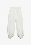 Vero Moda TROUSERS AWCANELLA HIGH WAIST TROUSERS - Trousers - snow white