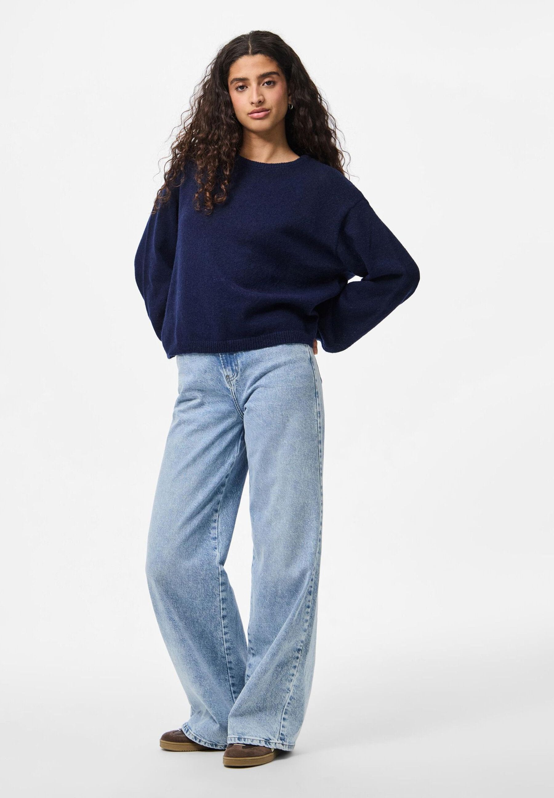 Pieces PCIDA LS O-NECK KNIT NOOS BC