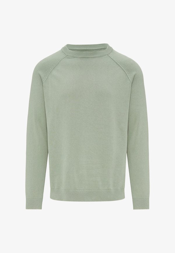 s.Oliver IM USED-LOOK - Jumper - salbeigrün