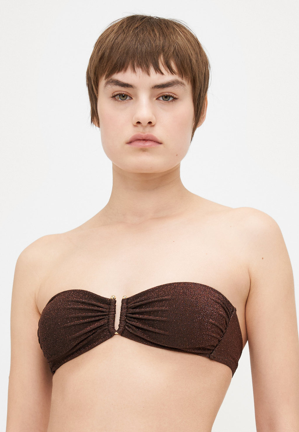 Lindex SWIM BANDEAU BRIE