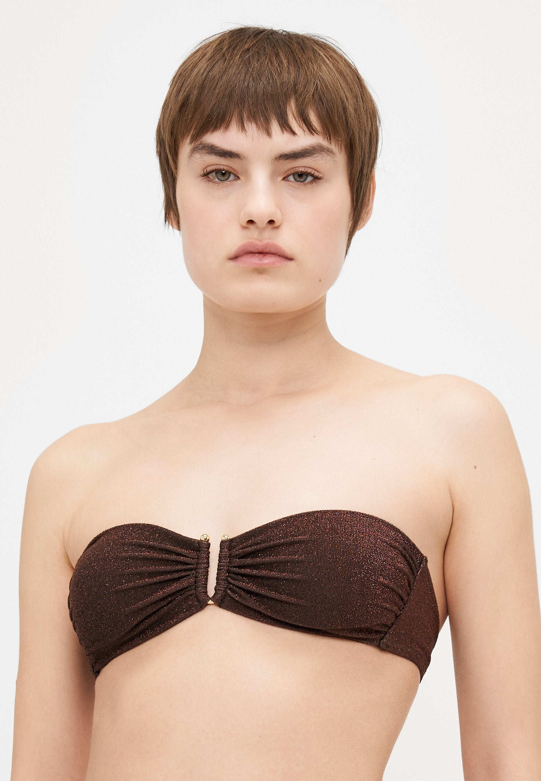 Lindex SWIM BANDEAU BRIE