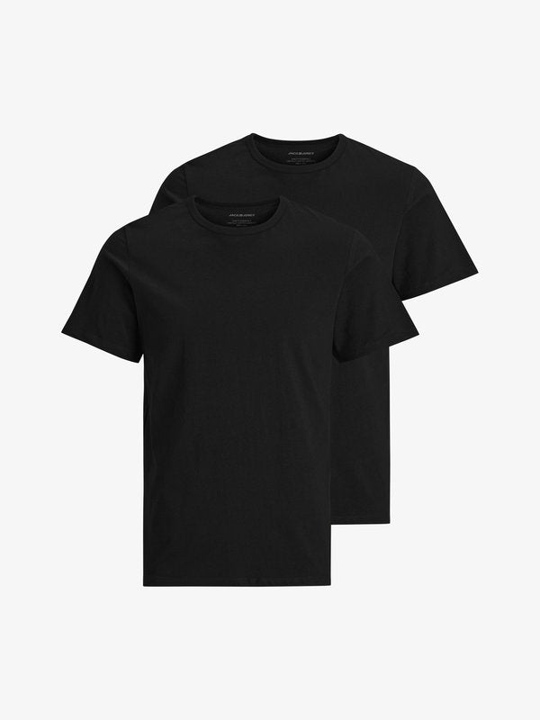 Jack & Jones JACBASIC CREW NECK TEE 2 PACK  - Undershirt - black