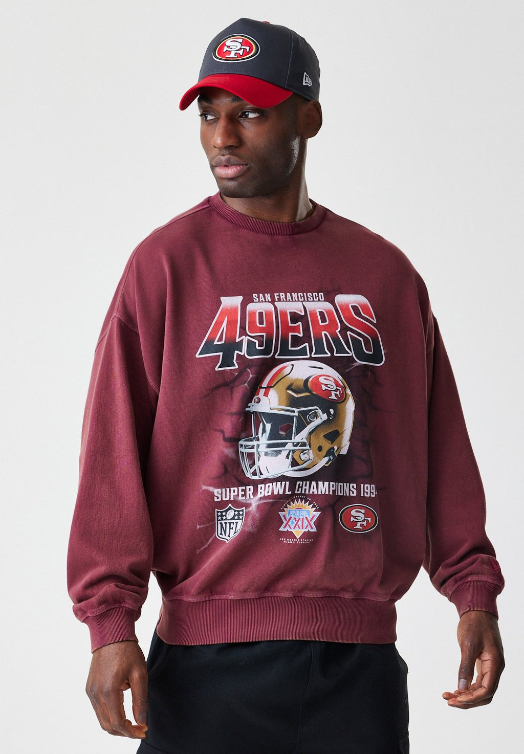 New Era NFL BOXY WASHED CREW
