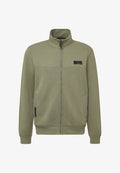 s.Oliver Zip-up sweatshirt - olivgrün