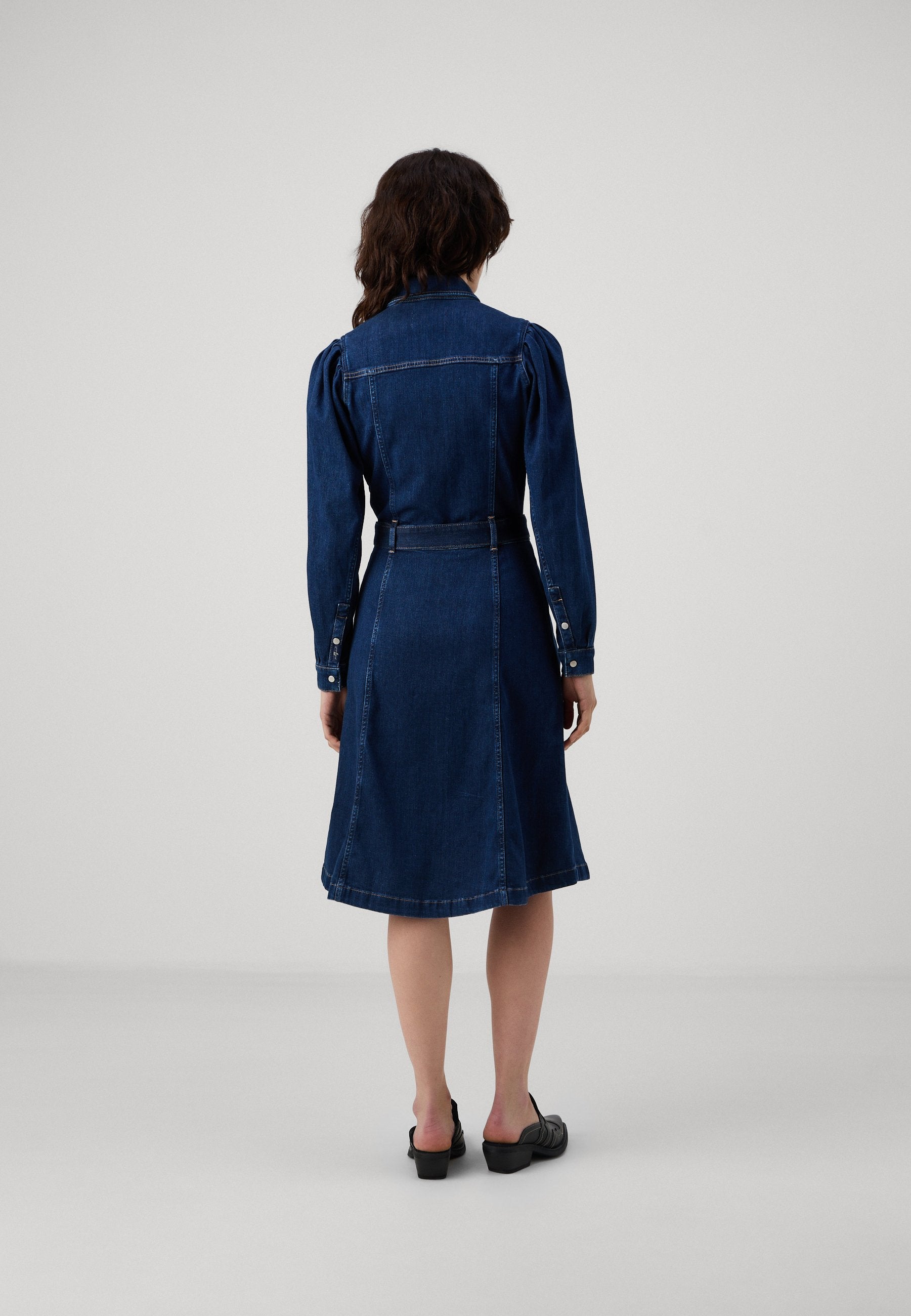 7 for all mankind PUFF SLEEVES DRESS