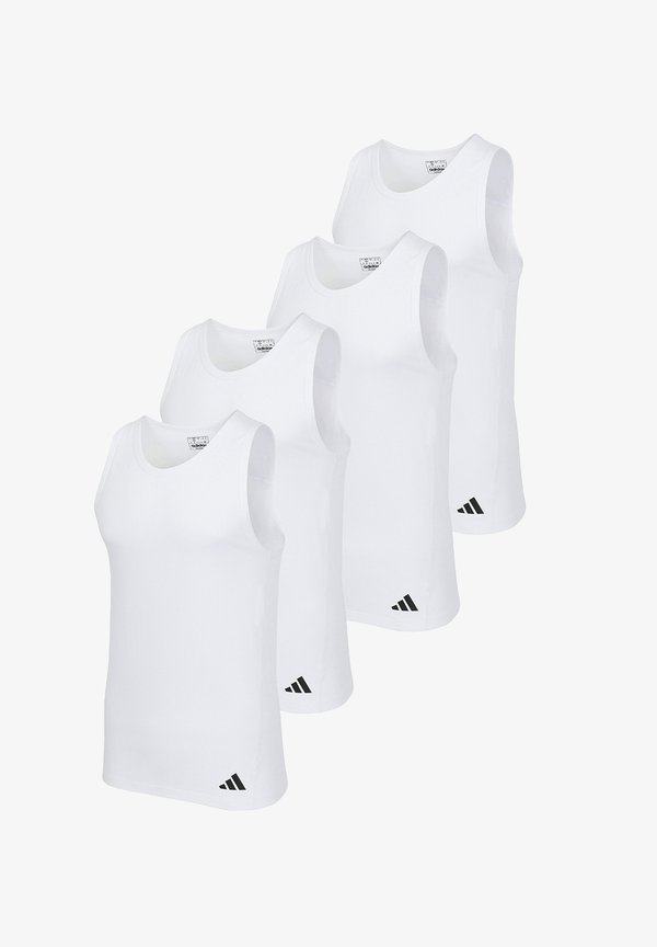 adidas Sportswear TANK 4ER PACK ACTIVE FLEX ERGONOMIC - Undershirt - weiß