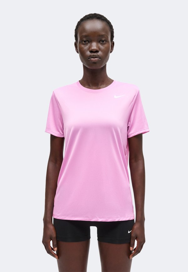 Nike Performance TEE - Sports T-shirt - light magenta/white