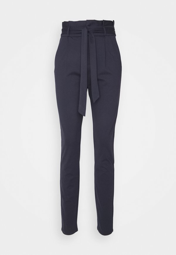 Vero Moda Tall VMEVA PAPERBAG - Trousers - night sky
