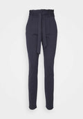 Vero Moda Tall VMEVA PAPERBAG - Trousers - night sky