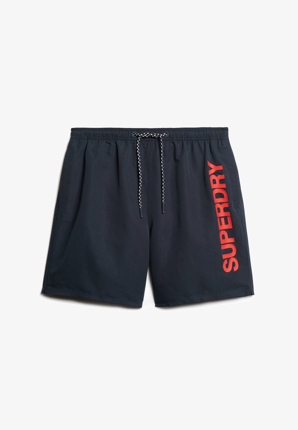Superdry & Co GRAPHIC - Swimming shorts - richest navy