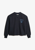 Superdry & Co ATHLETIC ESSENTIALS LOOSE - Sweatshirt - eclipse navy