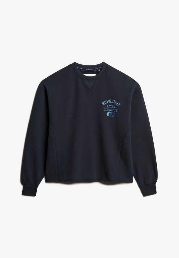 Superdry & Co ATHLETIC ESSENTIALS LOOSE - Sweatshirt - eclipse navy