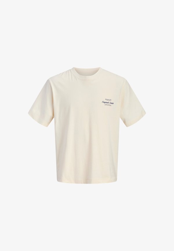 Jack & Jones JACK & JONES T-SHIRT NORREBRO KURZARMSHIRT - Print T-shirt - beige