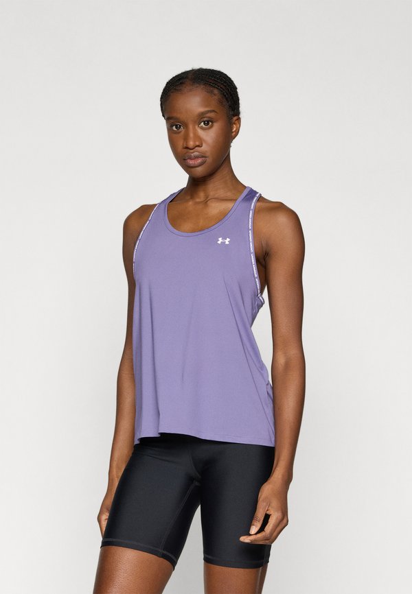 Under Armour TECH KNOCKOUT - Top - purple luxe/purple crest
