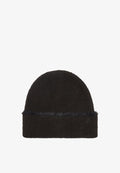 s.Oliver MIT FRANSEN - Beanie - schwarz