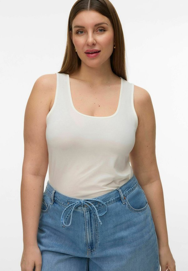 Vero Moda Curve Tank VMCKYLIE - Top - snow white
