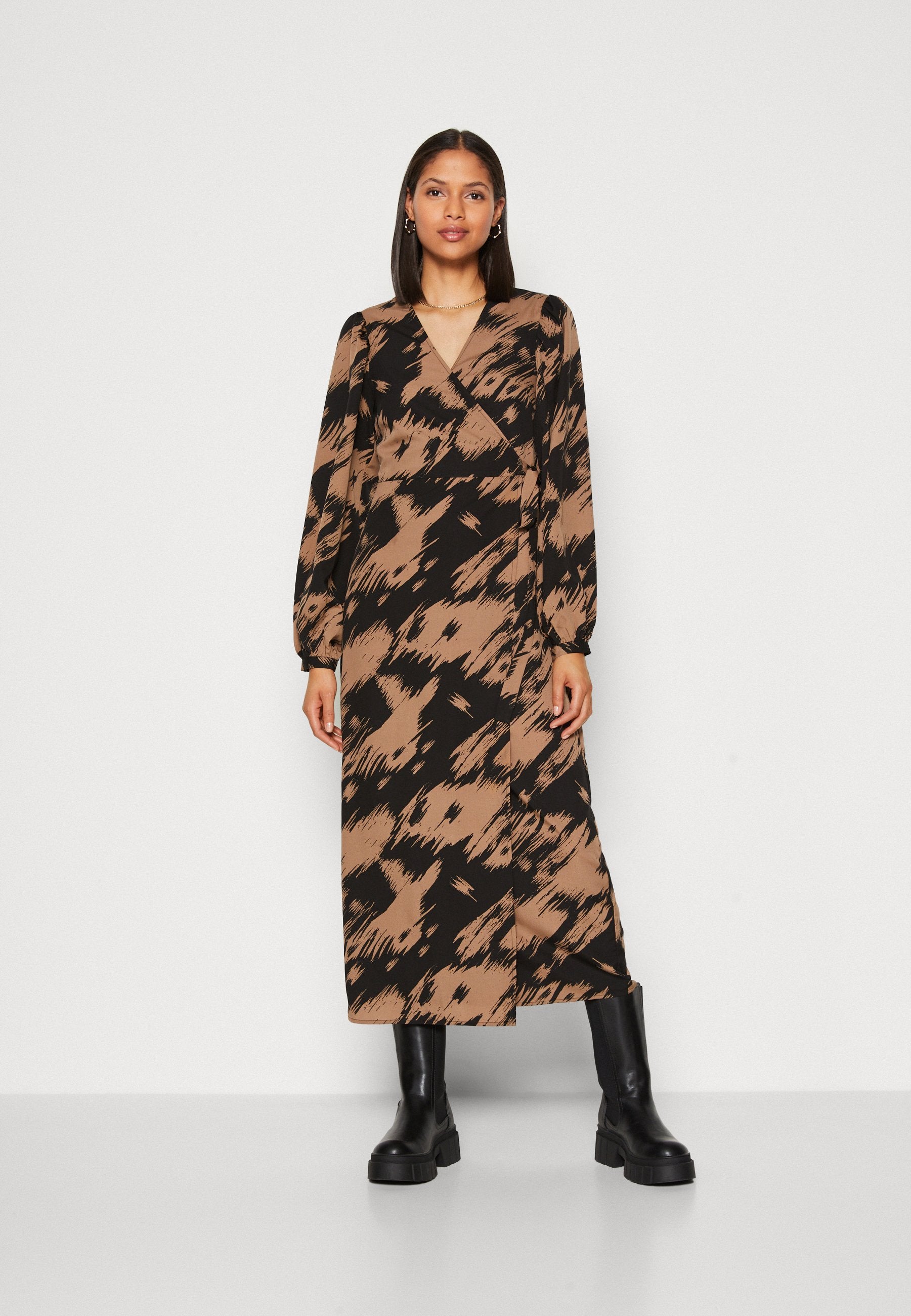 VILA VIJULIETTA MIDI WRAP DRESS