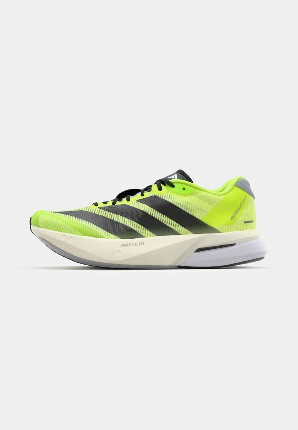 adidas Performance ADIZERO BOSTON 13 M - Road running shoes - lucid lemon/core black/halo silver-colored