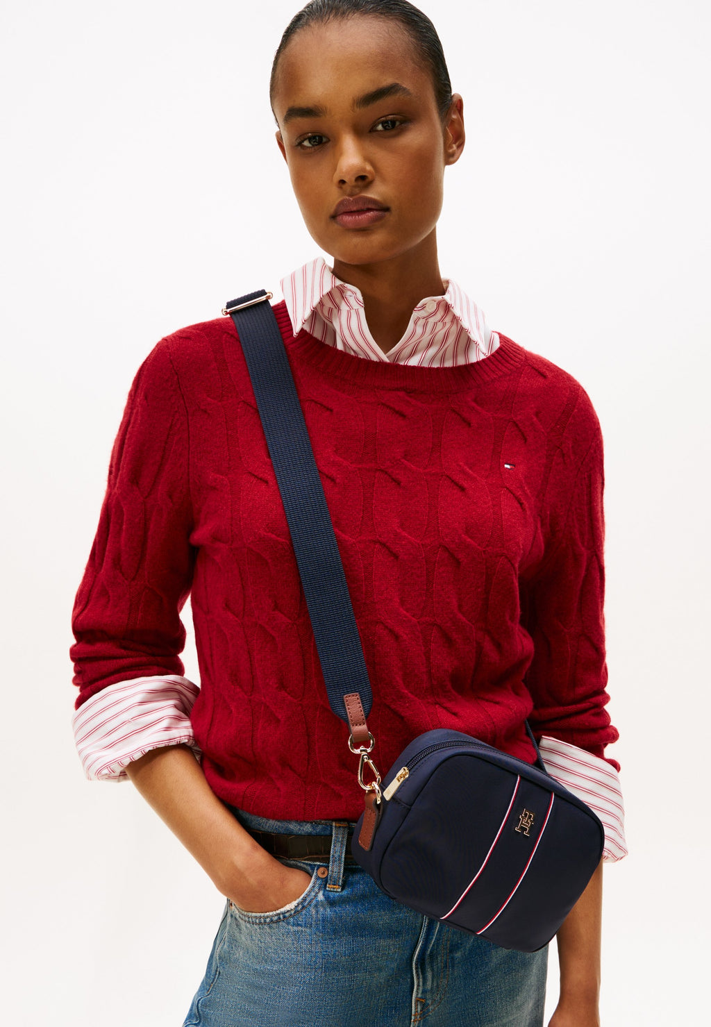 Tommy Hilfiger TH MONOGRAM CROSSBODY CAMERA BAG