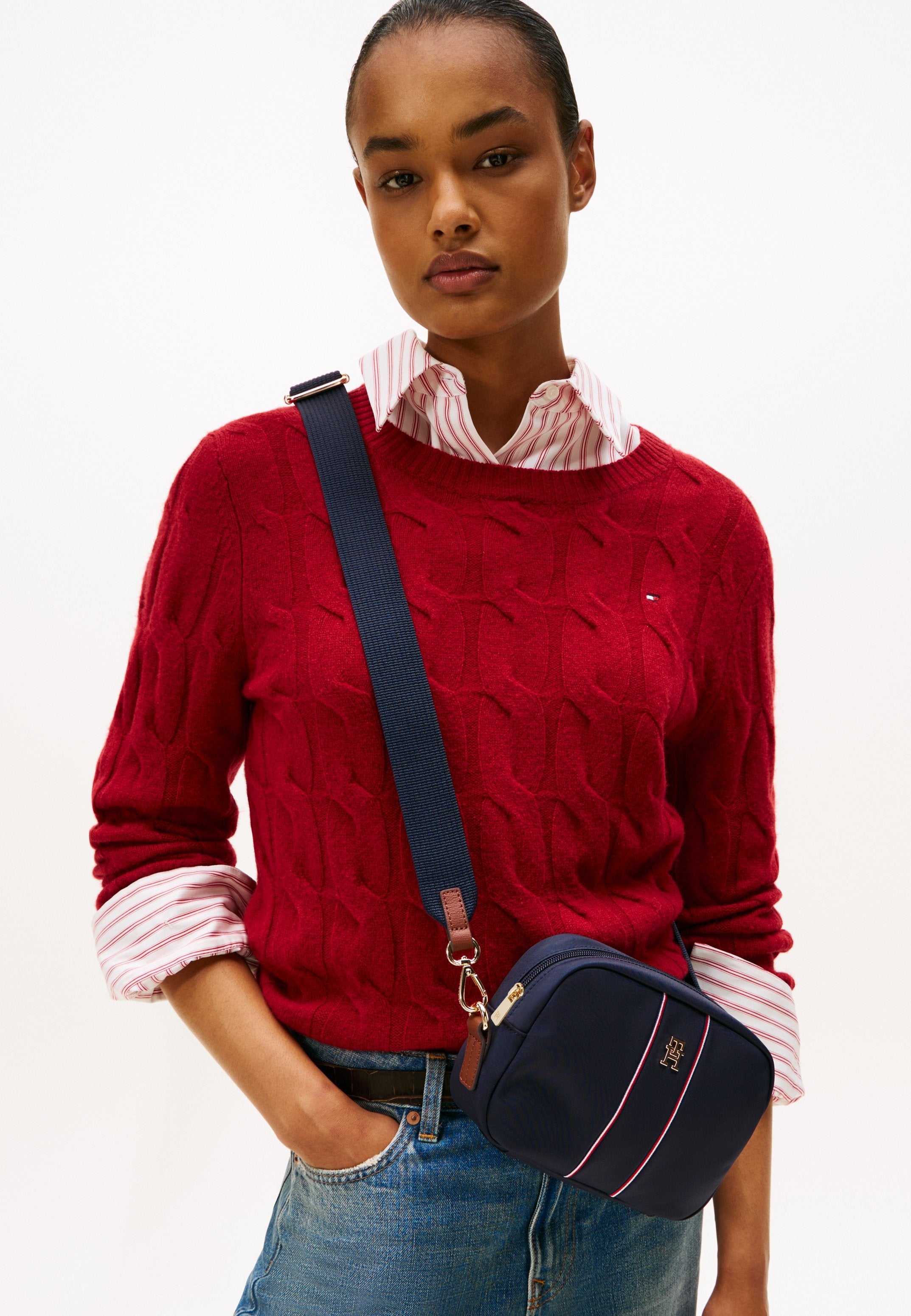 Tommy Hilfiger TH MONOGRAM CROSSBODY CAMERA BAG