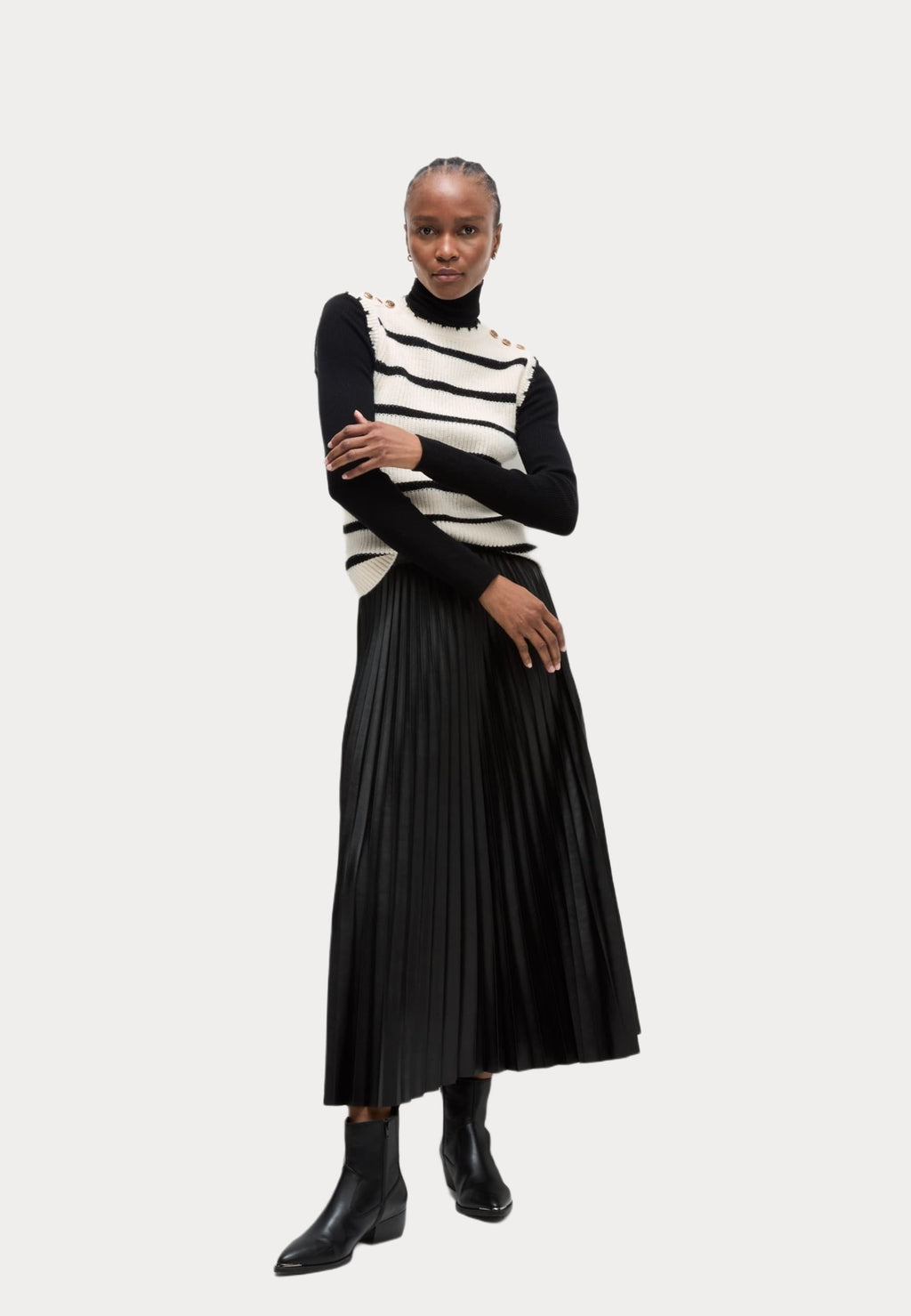 Marks & Spencer PLEATED MIDAXI