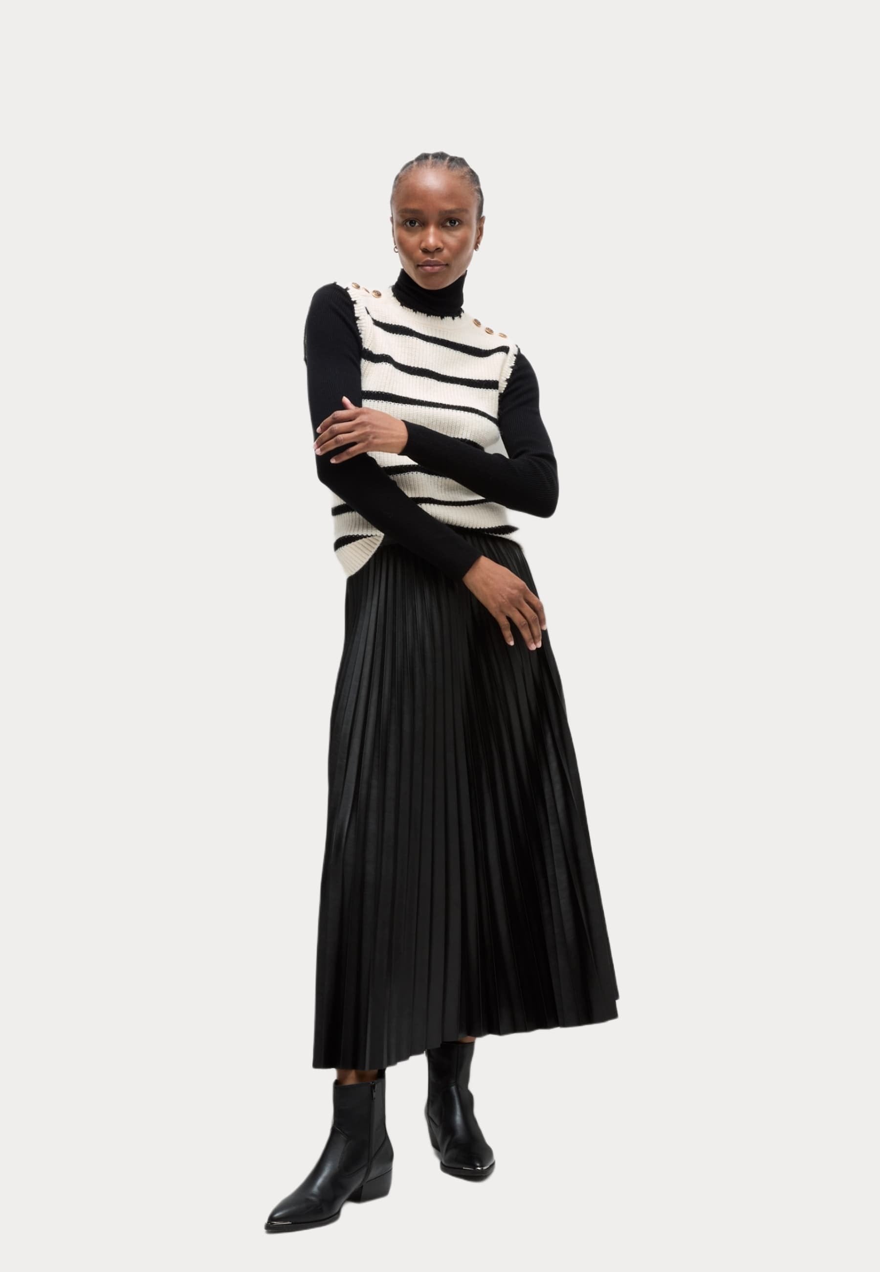 Marks & Spencer PLEATED MIDAXI